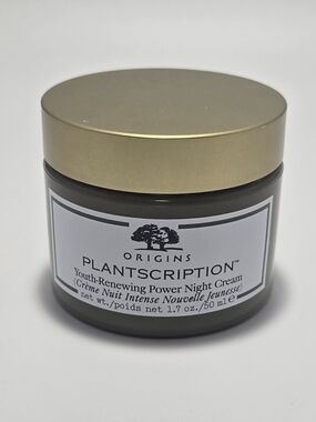 Origins Plantscription Youth-Renewing Power Night Cream - Gold Jar